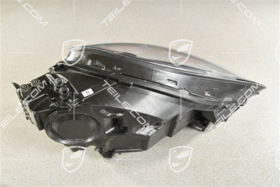 LED headlight / headlamp, PDLS, smoked, L
