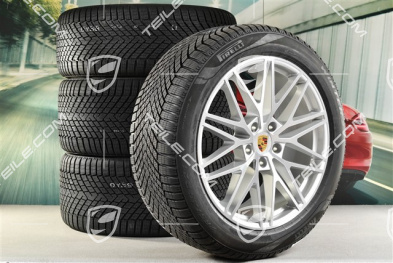 21" RS Spyder Design Winterräder Satz, Felgen 9,5J x 21 ET46 + 11,0J x 21 ET58 + NEUE Pirelli Winterreifen 285/45 R21 + 305/40 R21, mit RDK-Sensoren
