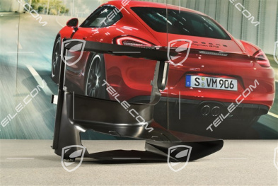 Turbo, prowadnica powietrza zderzaka przedniego, czarny mat, R