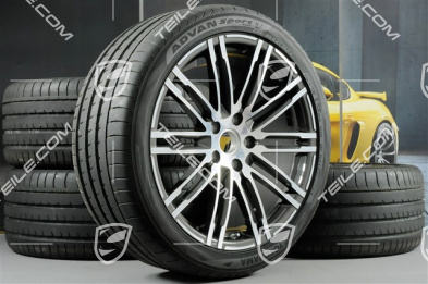 21-inch summer wheels set Turbo III, rims 10Jx21 ET50 + Yokohama summer tyres 295/35R21 without TPMS