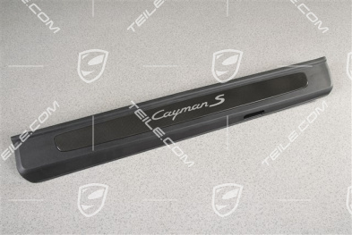 Blenden/Einstiegleisten, ohne Beleuchtung, Carbon, "Cayman S", Satz, L+R