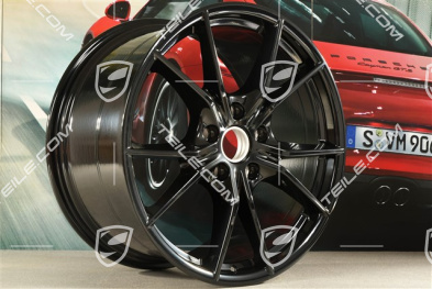 20-inch wheel rim Carrera S (IV), 11J x 20 ET78, for winter wheels, C2/C2S, black high gloss