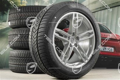 19-inch "Macan Sport" winter wheels set, rims 8,5J x 19 ET21 + 9J x 19 ET21 + NEW Pirelli winter tyres 235/55 R19 + 255/50 R19, with TPMS