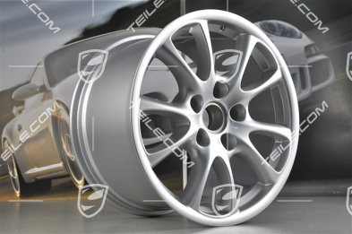 18-inch GT3 Modell 2004 wheel set, 8J x 18 ET50 + 11J x 18 ET45, for Turbo / 4S