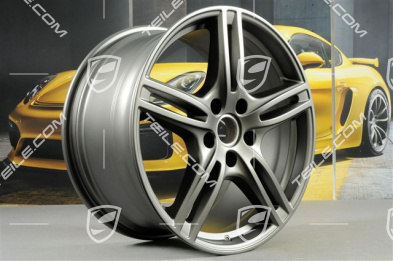 20-inch wheel rim Panamera Turbo, 10,5J x 20 ET71, for winter use, Platinum satin-matt