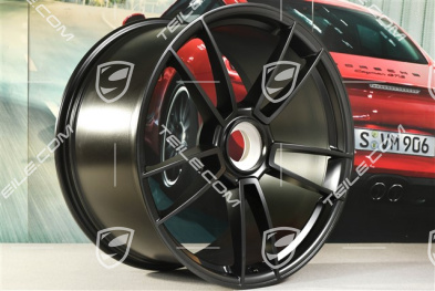 21" Turbo S Felge, 11,5J x 21 ET67 in Schwarz Seidenmatt