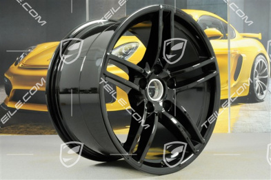 19-inch disc wheel Carrera, 11J x 19 ET48, black high gloss