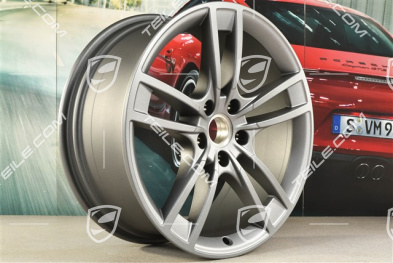 21" Felge Cayenne Turbo Design, 9,5J x 21 ET46, Vesuvgrau