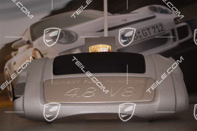 Osłona silnika górna, srebrna, S/GTS/Turbo