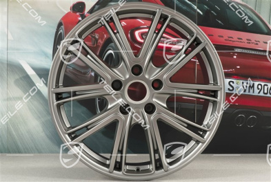 20" Felge Exclusive Design, 9,5J x 20 ET71, für Winterbetrieb, Platinum Seidenglanz