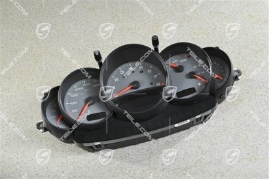 Instrument cluster / Speedometer, 6-speed manual transmission, Rally black