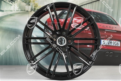 22" Felge Turbo IV, 11,5J x 22 ET61, schwarz hochglanz