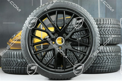 21-inch winter wheels set "SportDesign", rims 9,5 J x 21 ET71 + 10,5 J x 21 ET71 + Pirelli Sottozero III winter tires 275/35 R21 + 315/30 R21, black high gloss