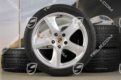 20" Komplet kół letnich Cayenne SportTechno, przód 9"+ tył 9", bez czujników RDK