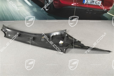 Hardtop lining, leatherette, black, R