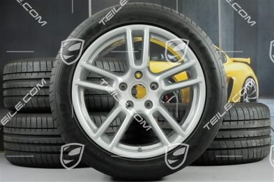 19" Koła letnie, komplet "Panamera", felgi 9J x 19 ET64 + 10,5 J x 19 ET62 + opony letnie Goodyear Eagle 265/45 R19 + 295/40 R19
