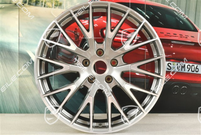 21-inch wheel rim Panamera Exclusive Design, 11,5J x 21 ET69, Platinum Silver Metallic