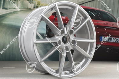 20-inch wheel rim Carrera S, 8,5J x 20 ET53, brilliant chrome finish