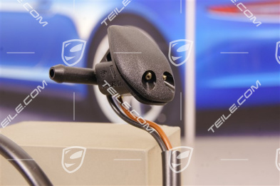 Windscreen NOZZLE, black, heatable,  L