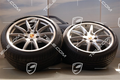19-inch Carrera Sport summer wheel set, wheel rims 8,5J x 19 ET55 + 10J x 19 ET42 + NEW Michelin tyres 235/35 R19 + 265/35 R19, with TPMS