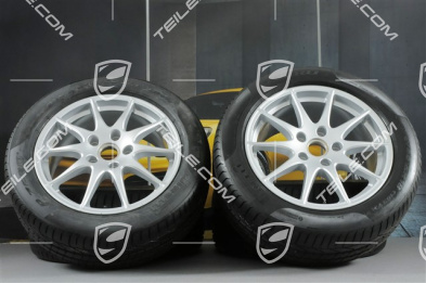 18" Komplet kół letnich Panamera S, felgi 8J x 18 ET59 + 9J x 18 ET53 + opony Pirelli P-ZERO 245/50 18 + 275/45 18