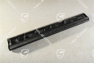 Blende, Tür, hinten, Unterteil, Schwarz-matt, L