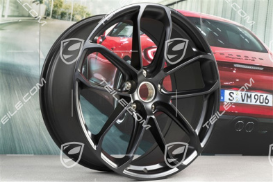22'' Felga GT Design, 10J x 22 ET48, czarny satynowy półmat