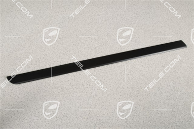 Zierleiste, Alu, Hintertür, Schwarz mat, R