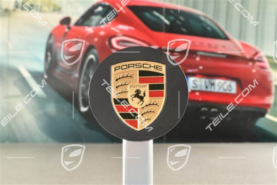 Hub cap, concave, colour emblem, antracite
