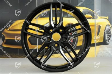 20" Komplet felg Sport Design, 8,5J x 20 ET51 + 11J x 20 ET52, czarny półmat satyna