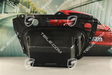 Front luggage compartment, cover