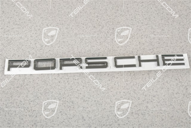 Schriftzug / Abzeichen / Emblem Aufkleber PORSCHE, Verchromt