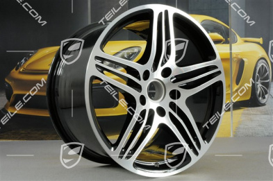 19-inch "Turbo" wheel, 11J x 19 ET51, black high gloss