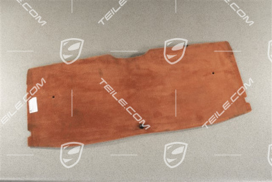 Tapicerka tylnej ściany grodziowej, Wykładzina,  terracotta, Cabrio