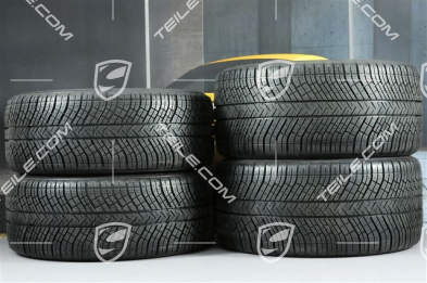 20" Koła zimowe, komplet "Exclusive Design", felgi 9,5 J x 20 ET71 + 10,5 J x 20 ET71 + opony zimowe Michelin Pilot Alpin 4 275/40 R20 + 315/35 R20, srebrna platyna