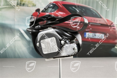 Seat belt, front, Black, Cabrio, L