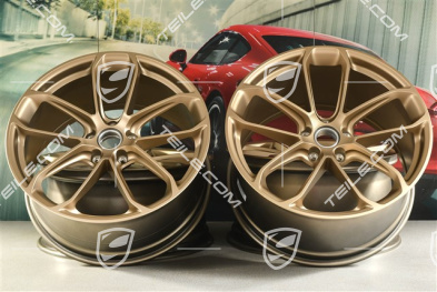 22" komplet felg GT, felgi 10,5J x 22 ET49 + 11,5J x 22 ET52, Neodyme