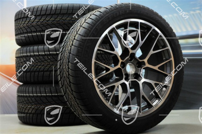 20" "RS Spyder Design" koła zimowe, komplet, felgi 9J x 20 ET26 + 10J x 20 ET19, opony zimowe Dunlop 265/45 R 20 + 295/40 R 20, z czujnikami ciśnienia