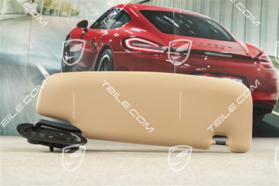 Sonnenblende, mit Spiegel, Luxorbeige, Cabrio / Targa, L