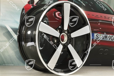 20" Carrera Exclusive Felge, 8,5J x 20 ET50, Schwarz Hochglanz