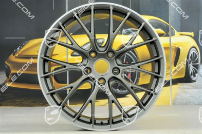 20" Felgensatz RS SPYDER Design, 8,5J x 20 ET49 + 11,5J x 20 ET56, Platinum-Seidenmatt