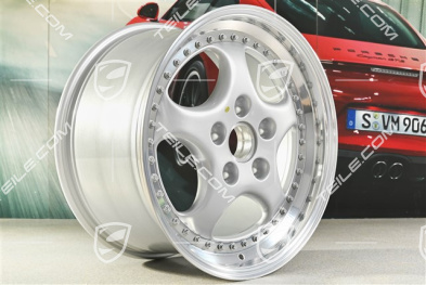 18" Felga, Turbo 3.6, 10J x 18 ET61, Speedline, srebrna