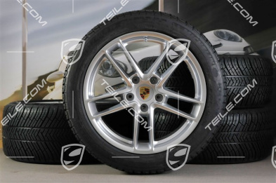 19-inch TURBO II winter wheel set, wheels 9J x 19 ET 60 + 10J x 19 ET61 + NEW tyres Michelin Pilot Alpine 3, 255/45 R19+285/40 R19, without TPM
