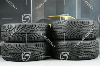 19-inch Cayenne winter wheel set, rims 8,5J x 19 ET47 + 9,5J x 19 ET54 + NEW Michelin winter tyres 255/55 R19 + 275/50 R19, with TPMS, black high gloss