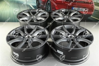 21" Felgensatz Exclusive Design, 11J x 21 ET49 + 9,5J x 21 ET46, für den Cayenne Coupé, vesuvgrau