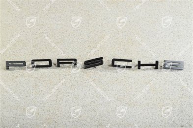 Lettering/logo PORSCHE, black