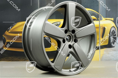 21-inch wheels rims set Cayenne Sport Classic, 10J x 21 ET50, Platinum satin matt