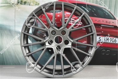 21" Felge Cayenne RS Spyder, 11J x 21 ET49, Platinum seidenmatt