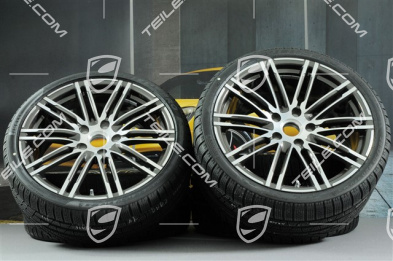 20-inch winter wheels set "Turbo", rims 8,5J x 20 ET51 + 11J x 20 ET56 + Pirelli winter tires 245/35 R20 + 295/30 R20, with TPM