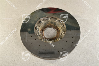 PCCB Keramik-Bremsscheibe, Taycan / Panamera, 20" / 420mm, leicht beschädigt am Innenrand (sehe Bilder), L